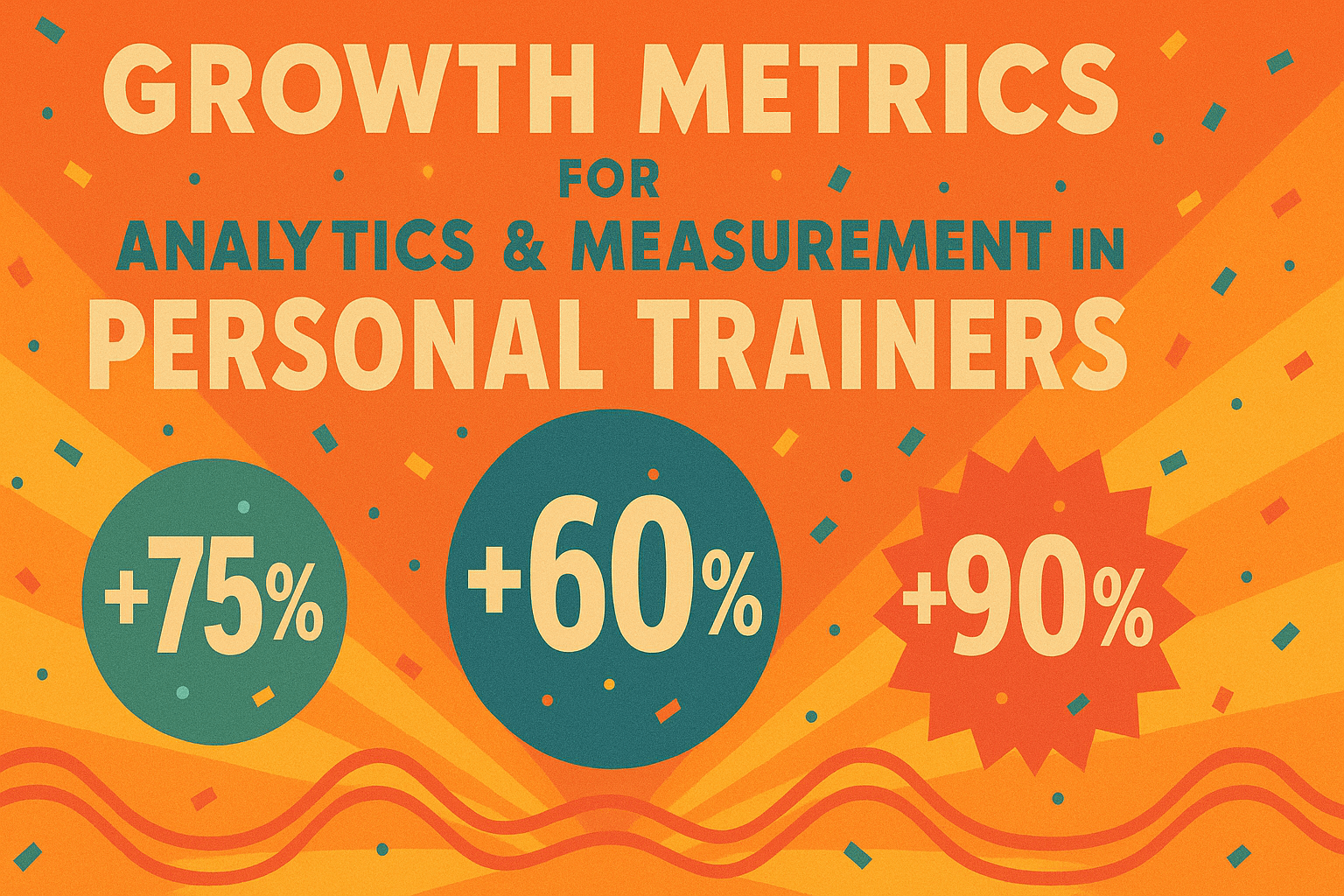 Analytics & Measurement for Personal Trainers - results infographic (Design Delulu)