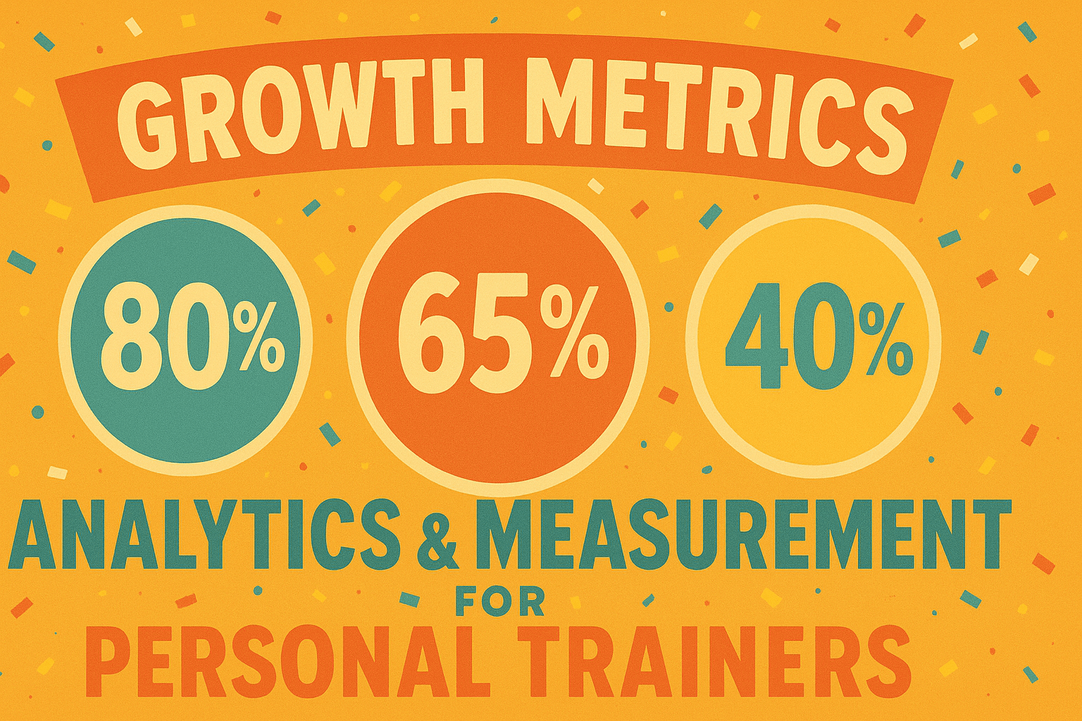 Analytics & Measurement for Personal Trainers - results infographic (Design Delulu)