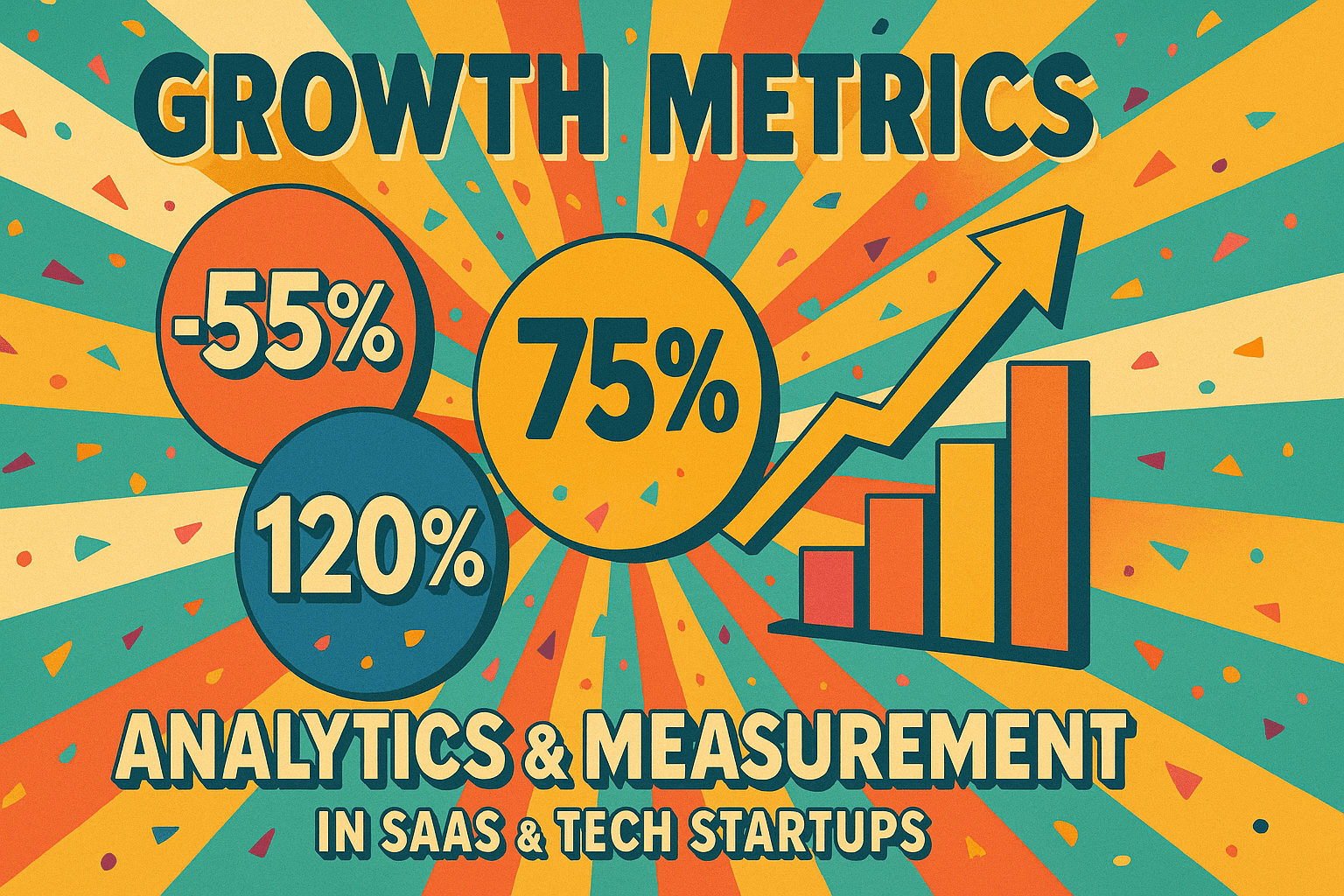 Analytics & Measurement for SaaS & Tech Startups - results infographic (Design Delulu)