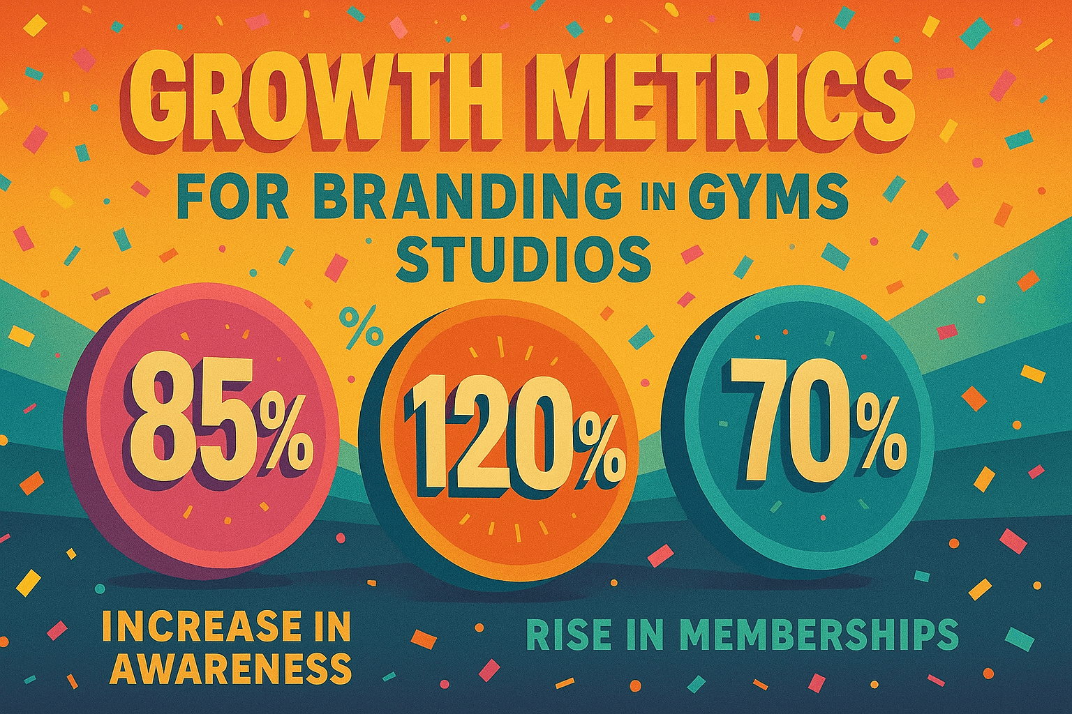 Branding for Gyms & Studios - results infographic (Design Delulu)