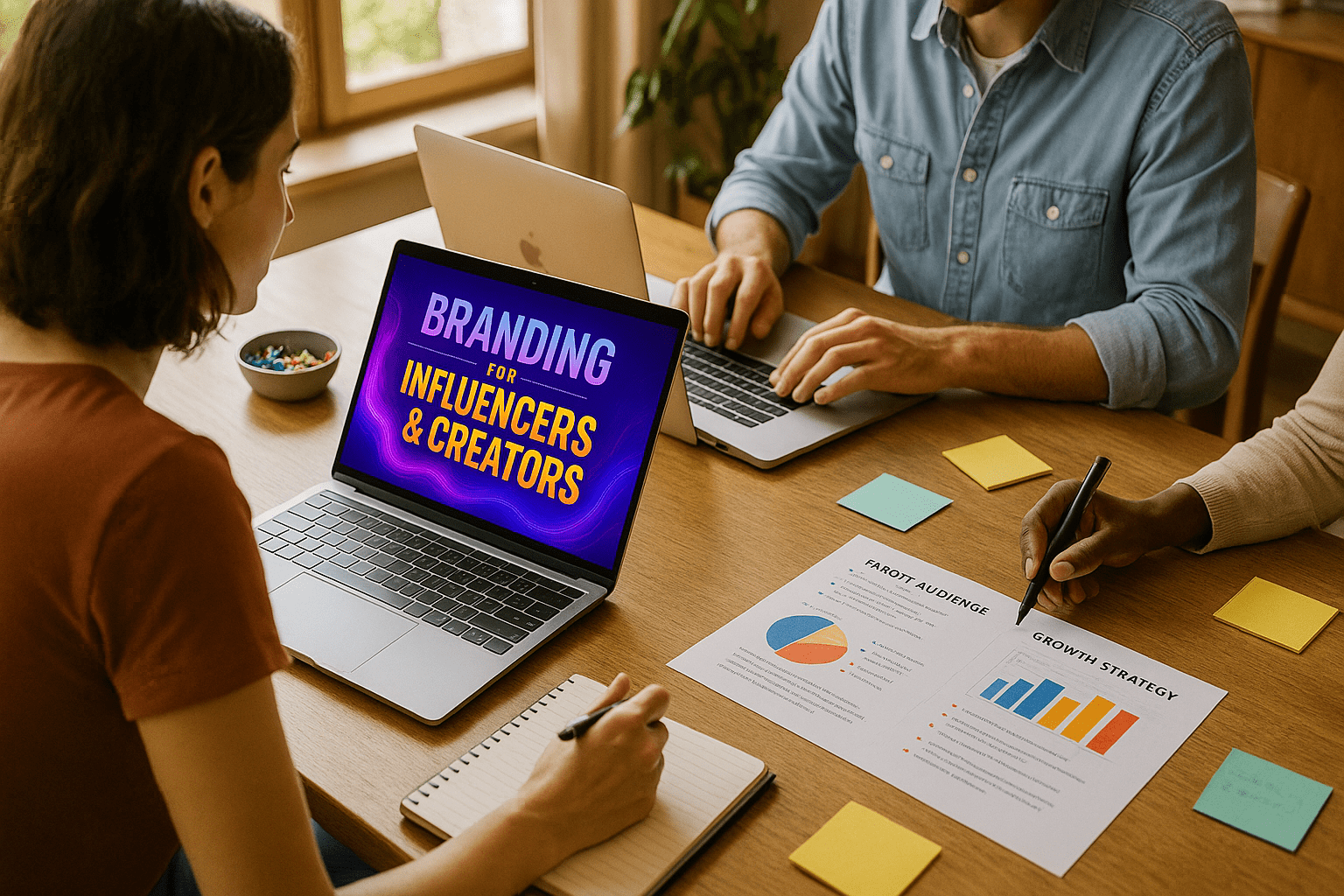 Branding for Influencers & Creators - workflow diagram (Design Delulu)