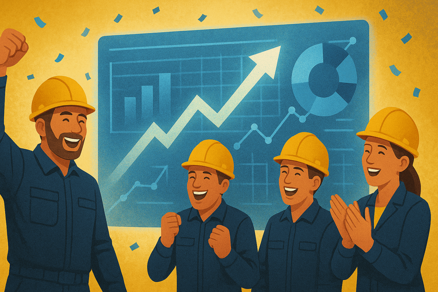 Conversion Rate Optimization for Construction Contractors - results infographic (Design Delulu)