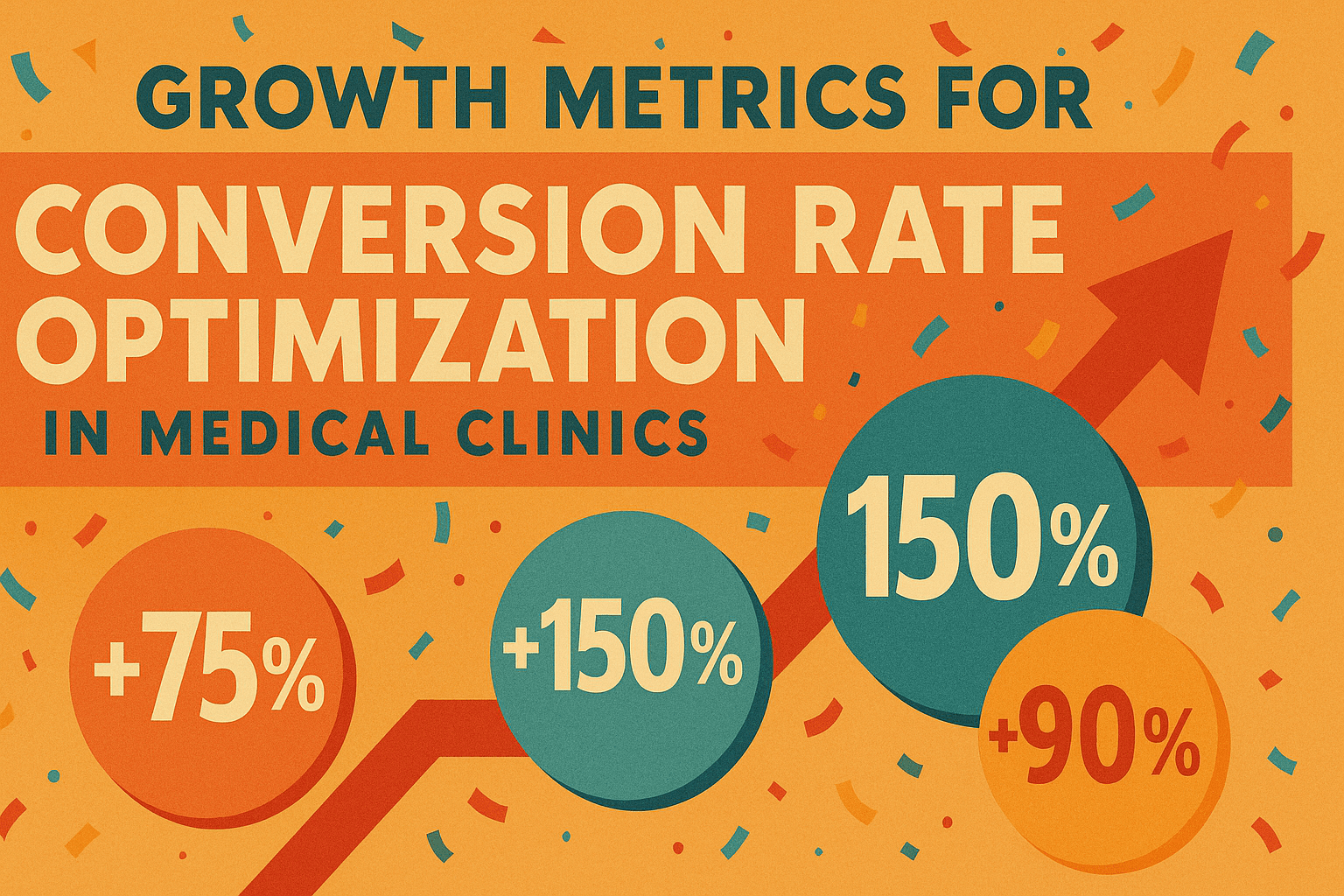 Conversion Rate Optimization for Medical Clinics - results infographic (Design Delulu)