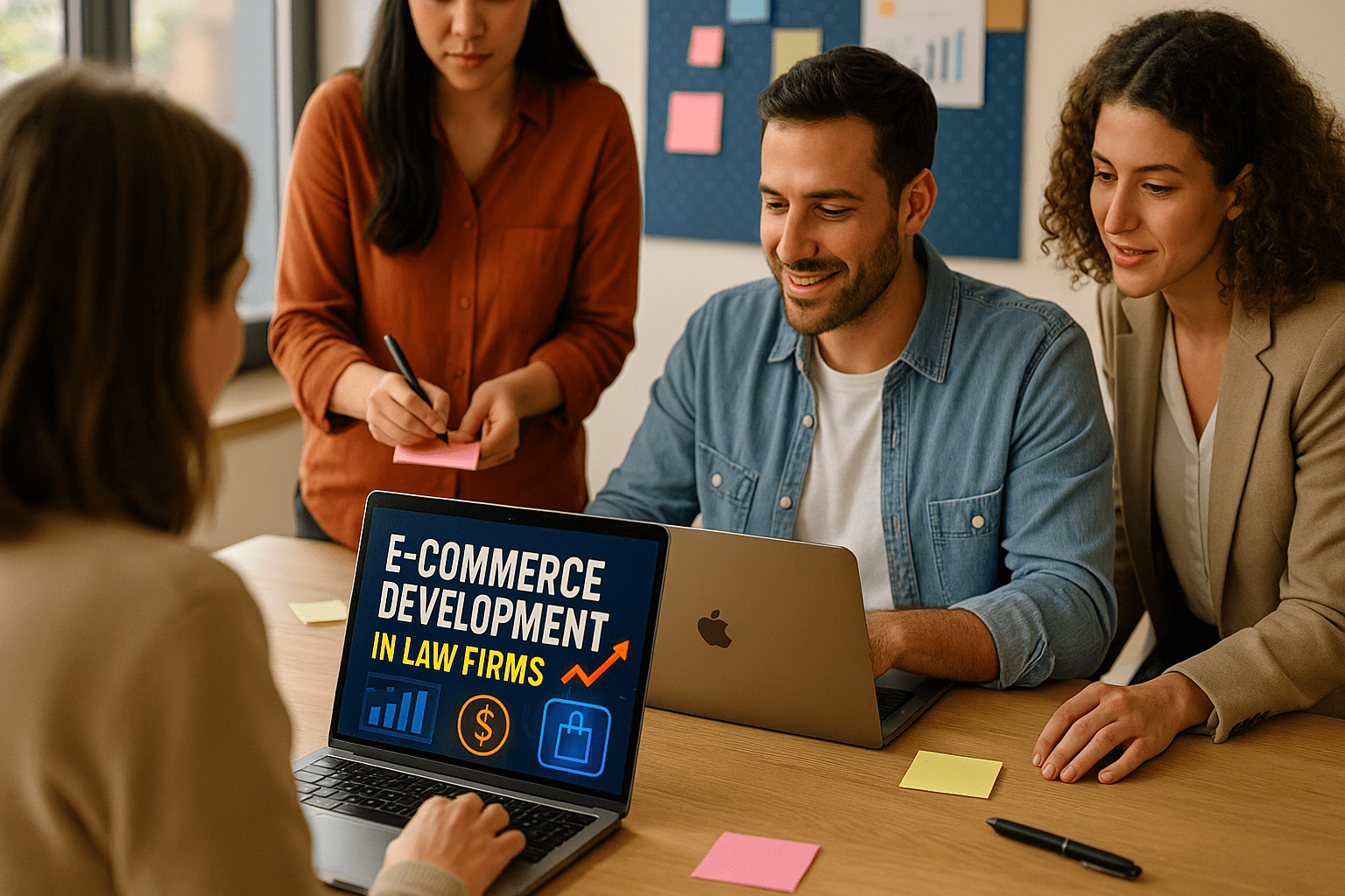 E-commerce Development for Law Firms - workflow diagram (Design Delulu)