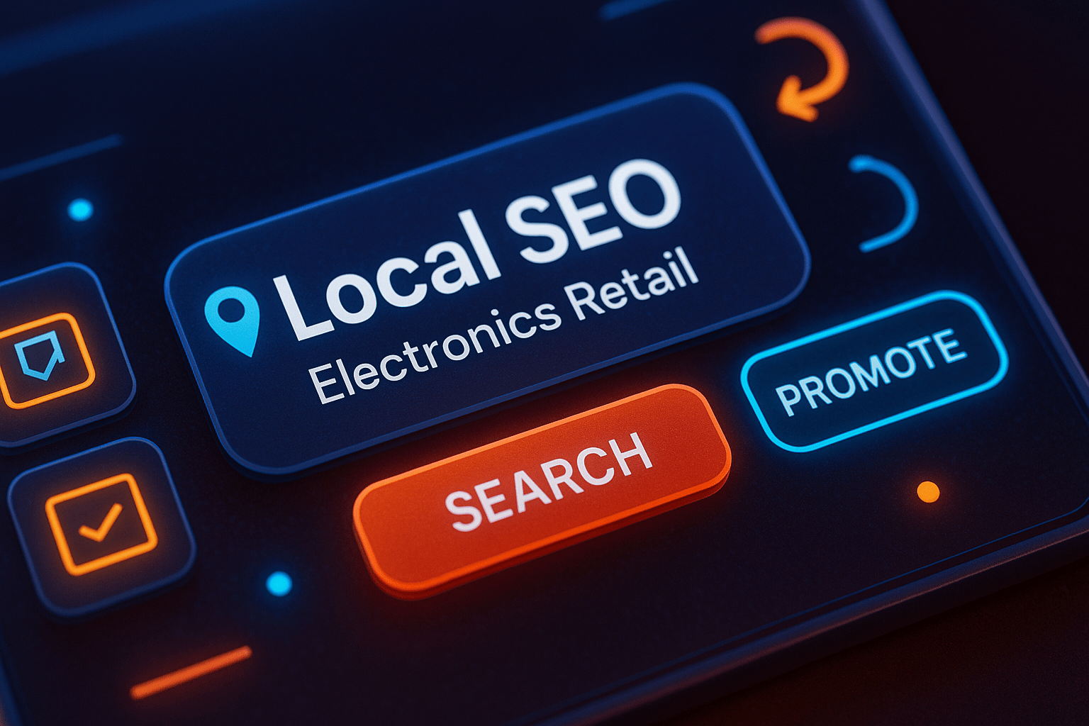 Local SEO for Electronics Retail - detail view (Design Delulu)