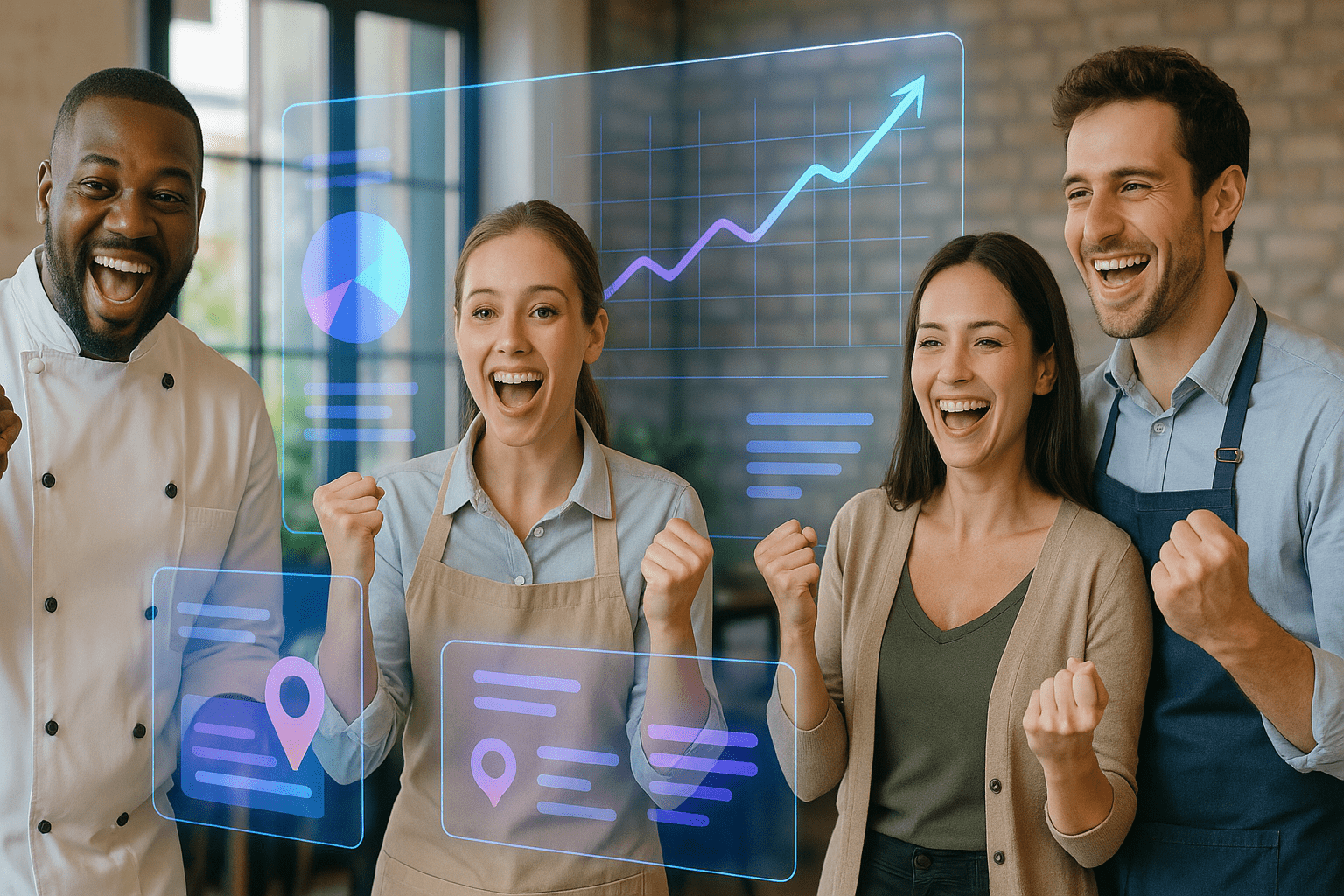 Local SEO for Restaurants - results infographic (Design Delulu)