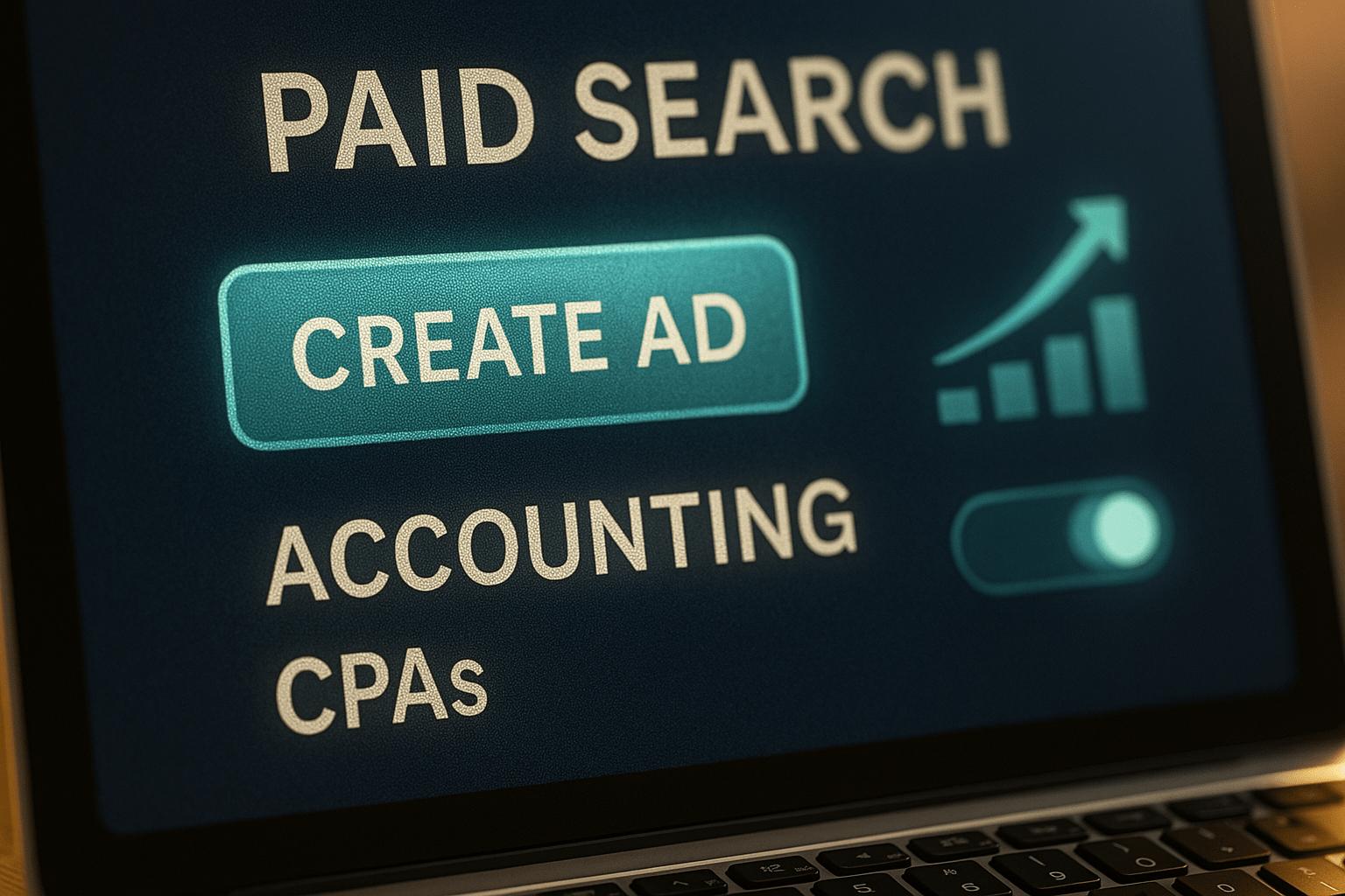 Paid Ads Management for Accounting & CPAs - results infographic (Design Delulu)