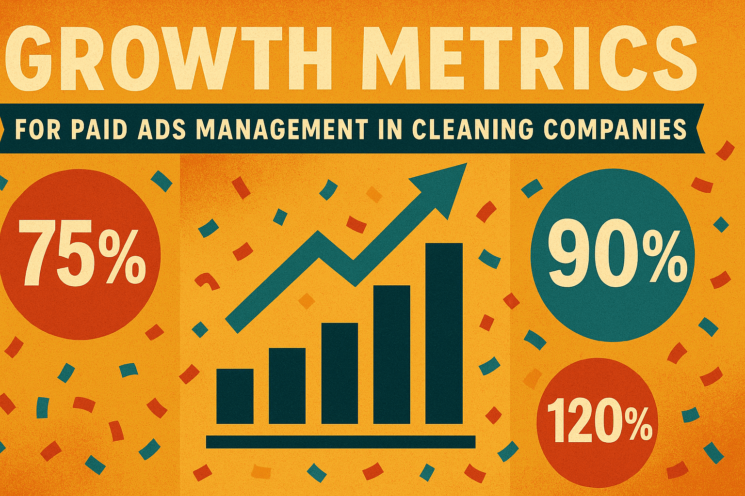 Paid Ads Management for Cleaning Companies - results infographic (Design Delulu)