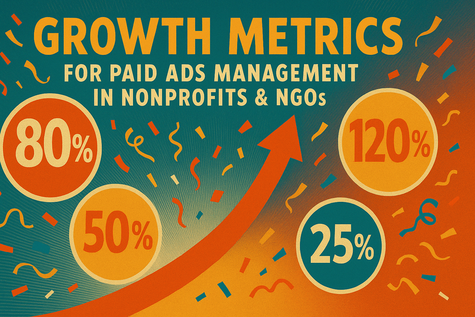 Paid Ads Management for Nonprofits & NGOs - results infographic (Design Delulu)