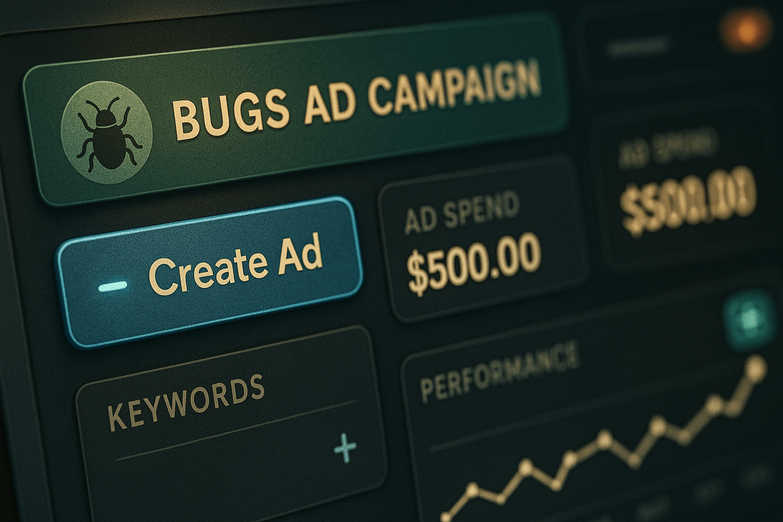 Paid Ads Management for Pest Control - detail view (Design Delulu)