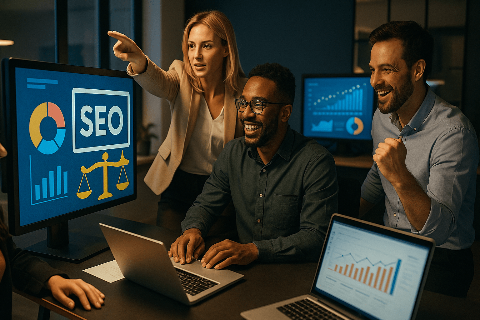 SEO Services for Family Law - workflow diagram (Design Delulu)