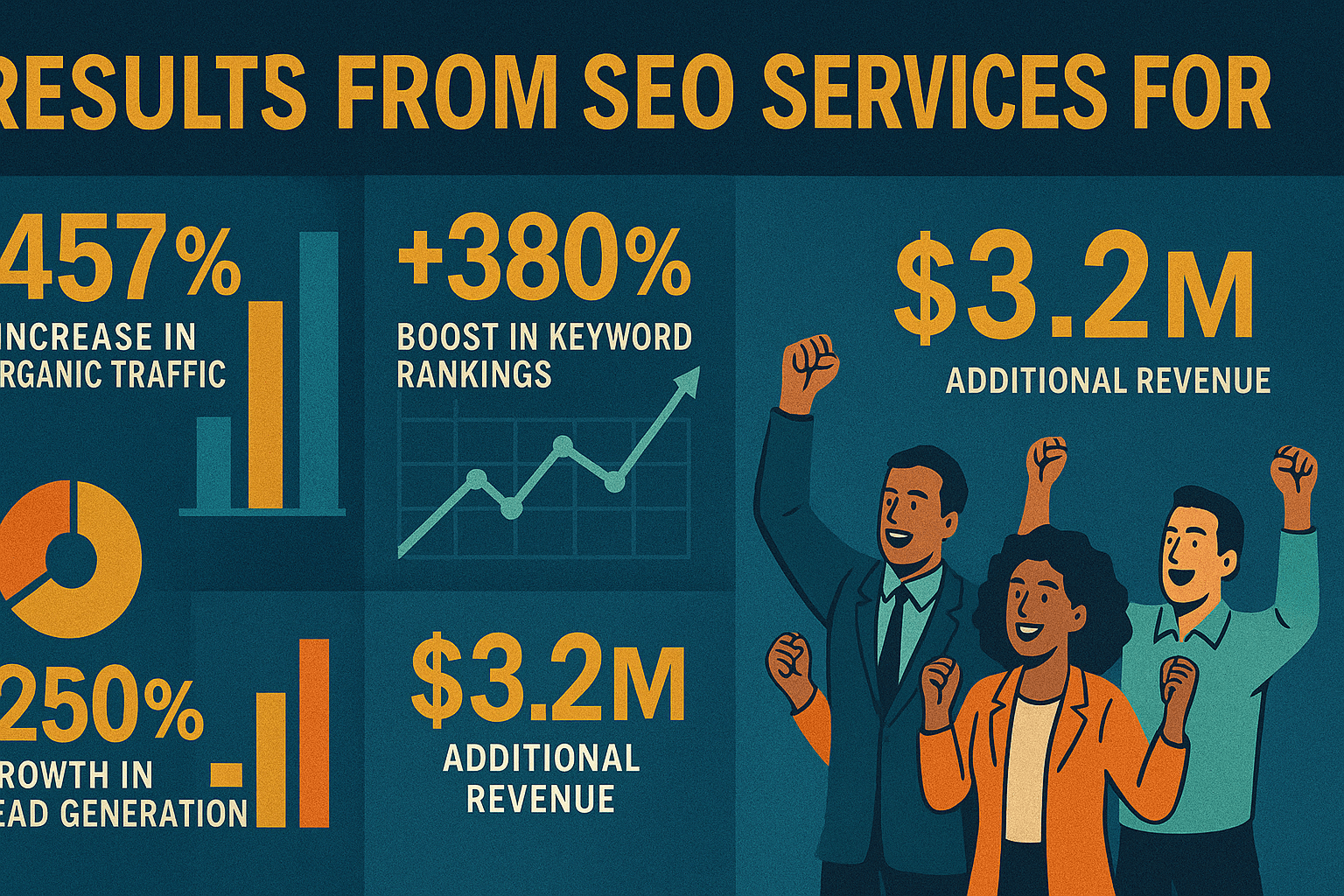 SEO Services for Mortgage Brokers - results infographic (Design Delulu)